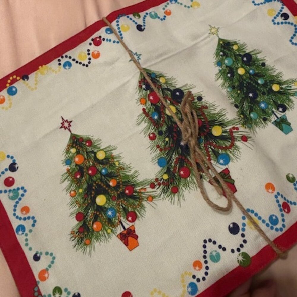 Set of 6 Christmas placemats